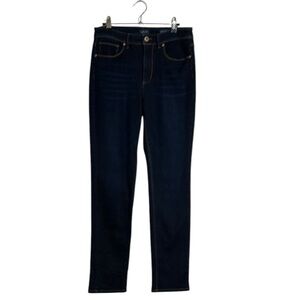 J.Jill Denim High-Rise Straight Leg Dark Wash Jeans Sz 6R